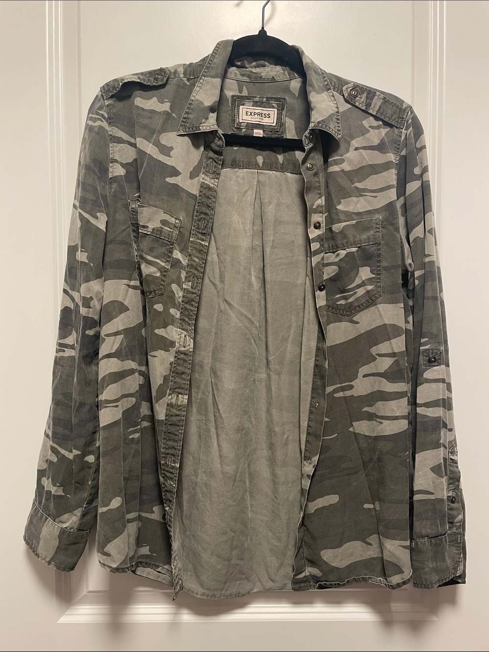 Express camo long sleeve